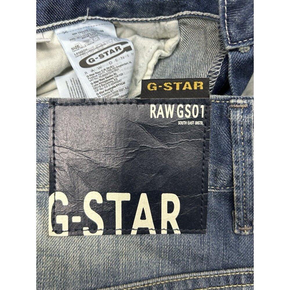 G Star Raw Jeans Womens 32x29 Blue Arc 3D Loose Tapered Leg Denim NEW - Picture 7 of 13
